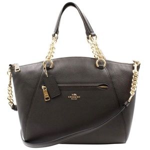 Coach Chestnut Leather Chain Prairie Satchel 59501